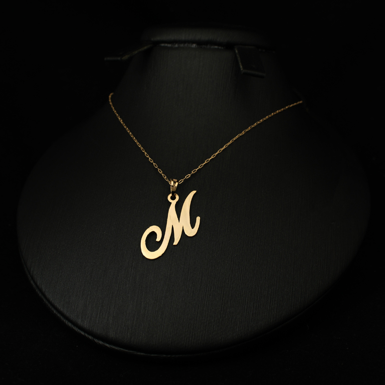 پلاک طرح نوشته M